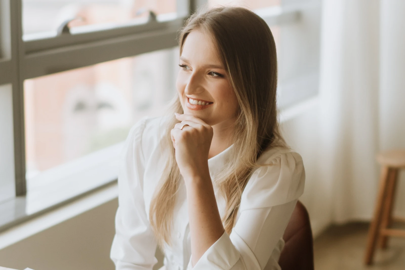 Foto da Professora Fernanda, do Catavento Espaço Pedagógico